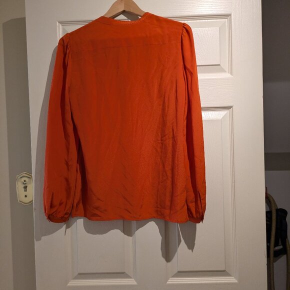 Tory Burch Silk Orange Blouse - Picture 6 of 6
